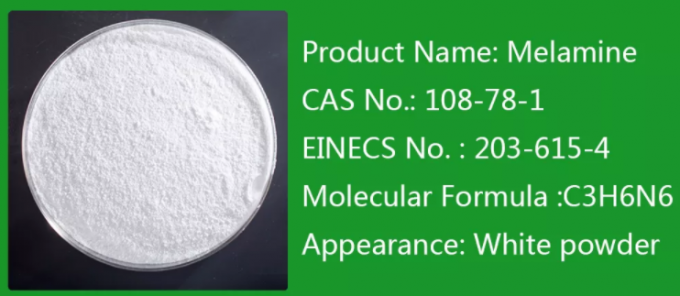 Tektura 99,8% Melamine Crystal Powder klasy przemysłowej CAS 9003-08-1 0