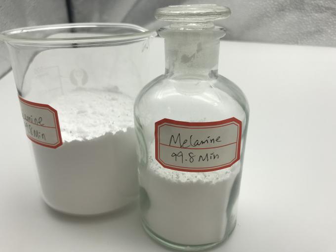 99,8 min Czysta melamina w proszku MSDS COA Certyfikowany CAS 108-78-1 2