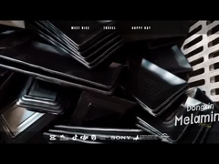 Mały talerz sosu z niestandardową kalkomanią przy użyciu proszku żywicy mocznikowo-formaldehydowej