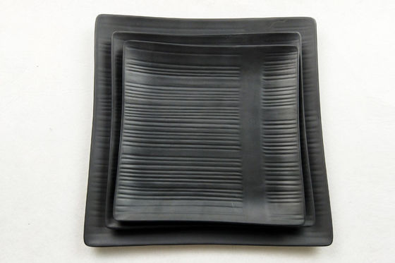 Dobra cena. Hurtownia Nietłukąca Czarna Matowa Miska Melaminowa - Odporna na Zarysowania Zastawa Stołowa w Stylu Koreańskim w Internecie