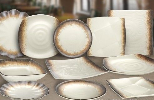 Dobra cena. Specjalne białe talerze melaminowe, duże plastikowe talerze hotelowe. w Internecie