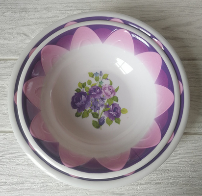 Dobra cena. Wysokiej jakości 100% melaminowy talerz obiadowy Flower Design w Internecie